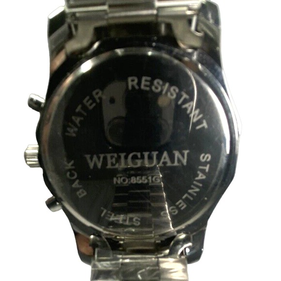 Mens Watch Water Resistant Business Casual Work Wrist Stainless Time Piece - Picture 5 of 9